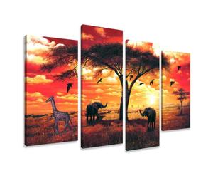 Visario tableau toile Afrique 130x80 cm 6165