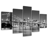 Visario tableau toile New York Skyline 100x50 cm 6402
