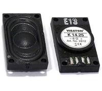 Visaton K 14.25 - 8 Ohm 1 pouces 2.5 cm Haut-parleur miniature 1 W 8 Ω ovale, membrane en plastique