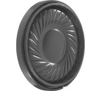 Visaton K 36 WP - 50 Ohm 1.4 pouces 3.6 cm Haut-parleur miniature 1 W 50 Ω noir membrane en plastique, résiste à l'humidité