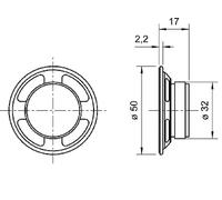 Visaton K 50 Gamme 8 Ohm, Sprach- Et Signalausgabe, Innen-Außen