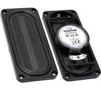 Visaton SC 4.9 FL - 8 Ohm 3.5 pouces 9 cm Haut-parleur large bande 4 W 8 Ω noir membrane en bois, ovale