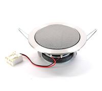Visaton Haut-parleur VS-DL10 – Avec fil, 20 W, 75–20000 Hz, 8 Ohm, Blanc
