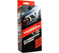 Visbella Kit de Rénovation pour Optiques de Phare - Réparation et Polissage Mécanique pour Restauration de Transparence et Brillance - Idéal pour Voitures, Motos et Camions