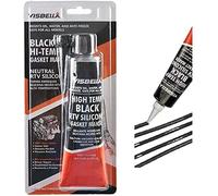 Visbella Pâte à joint à haute température en silicone pour porte de four résistant à la chaleur de -62 ºC à 315 ºC Noir