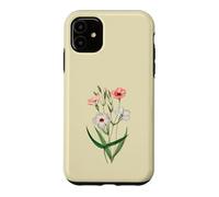 Viscaria Rose Blanc Vintage Floral Boho Wildflower Graphic Coque pour iPhone 11