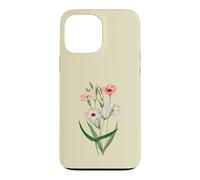 Viscaria Rose Blanc Vintage Floral Boho Wildflower Graphic Coque pour iPhone 13 Pro Max