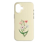 Viscaria Rose Blanc Vintage Floral Boho Wildflower Graphic Coque pour iPhone 16