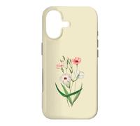 Viscaria Rose Blanc Vintage Floral Boho Wildflower Graphic Coque pour iPhone 17