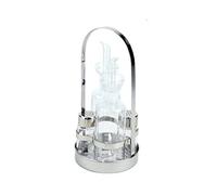 Viscio Trading 123863 Huilier Menage Easy Douilles, Argent, 4 unités