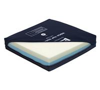 Visco Dessus en mousse à mémoire Coussin de pression pour fauteuil roulant Offre Plus de support et de confort au risque élevé patients, avec deux directions Housse perméable à la vapeur - Parfait