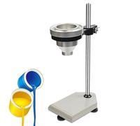 Viscomètre de peinture, testeur de viscosité de bureau, support réglable, plage de mesure : 100-500 centistokes, débitmètre liquide, diamètre de la buse de débit 4/6 mm