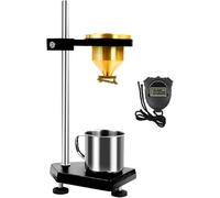 Viscosimètre à débit variable, coupelle de viscosimètre de table, outil de test de viscosité pour peintures et liquides, hauteur réglable, diamètre de sortie 4 ± 0,02 mm, pour peintures