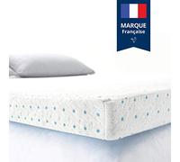 ViscoSoft - Surmatelas Rafraîchissant Mémoire de Forme 5cm, Effet Frais et Relaxant, Housse Bambou Lavable & Amovible, Gel Confort Moelleux (90 x 190 x 5 cm)