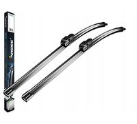 VISEE HEXA Essuie-glace à plat, essuie-glace avant, jeu de 2, pour l'avant, support type KH016, taille de la lame 550/550 mm, résistant aux UV
