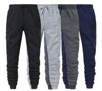 Viser de sport longs décontractés pour hommes, pantalons de survêtement de jogging, jogging d'entraînement, jogging de gym, mode Drak Gray