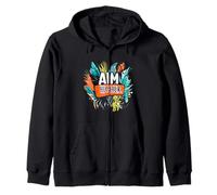 Viser plus haut avec de belles couleurs Sweat à Capuche