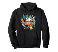 Viser plus haut avec de belles couleurs Sweat à Capuche