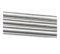 Vises à stud terminées, Tige entièrement filetée en acier inoxydable 304, M4-M24, 250 mm(M6x1.0)