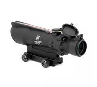 viseur 5x35mm et viseur à Point Rouge, viseur à réflexion Optique, Croix en Forme de humanoïde Rouge, éclairage à Fibre Optique, avec Support (with Mount)