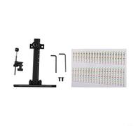 Viseur compétitif pour arcs recurfs, design de type T avec échelle en métal, corps en aluminium avec vis et tournevis (noir)