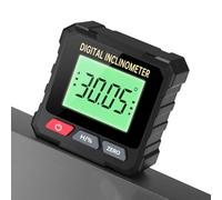 Viseur D'angle Numérique - ABS 6,5x6,5x3cm 110g | Boîte Et Jauge De Niveau Numérique Magnétique À 4 Côtés Avec Chargement USB | Outil Rapporteur De Précision Pour Le Travail Du Bois, Scie À Table, Mes