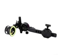 Viseur d'arc à aiguille unique en alliage d'aluminium de précision avec double niveau de précision et réglage mécanique à six voies sans outils nécessaires