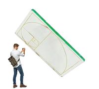 Viseur de rapports dorés - Instrument de composition, section claire, aide à la mesure - Outil de peinture et de dessin portable pour photographie, œuvre d'art sur toile, croquis, mise en page de