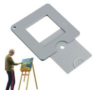 Viseur d'image pour Artistes | Isolation des Couleurs Attrape-Vue - Viseur Portable à Mécanisme Coulissant pour Peinture Photo Nature Amateurs de Plein Air Randonnée Jardin Camping