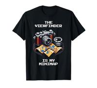 Viseur est mon minimap | Photographie Pixel Art Retro Gamin T-Shirt