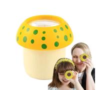 Viseur mosaïque végétale - Instrument ludique Champignons, Objet Optique didactique, observateur Manuel Compact | Perception chromatique Cognitive Amusante, Jeu découverte pour Petits étudiants