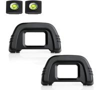 Viseur Oeilleton Pour Nikon D90 D7000 D750 D610 D600 D300 D200 D80 D70 D50 Caoutchouc Eye Cup, Dk-21 Eyecup Et Cache Griffe - Lot De 2[Z2751]