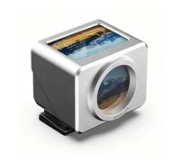 Viseur optique pour appareil photo, niveau de taille 28 mm avec support réglable pour griffe chaud-froid, capuche amovible anti-reflet et lignes de cadre 35/50 ou 40 pour une expérience de prise de