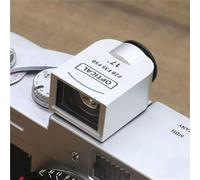 Viseur Optique, Viseur Optique Externe À Cadre Lumineux 17°, avec Fixation Universelle for Griffe Froide Et Lignes De Cadrage Précises, Cadres De Composition 28 Mm/35 Mm/50 Mm, for Appareils(White)