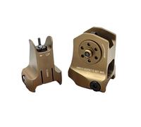 Viseurs en fer rabattables, visées avant et arrière en métal, ensemble de visée de secours à transition rapide (DE)