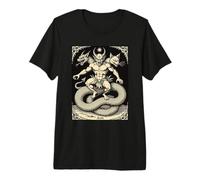 Visez Trois Visages de Destruction T-Shirt Haut de Gamme