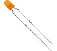Vishay TLHO4400 LED orange rond 3 mm 13 mcd 60 ° 30 mA 2.4 V
