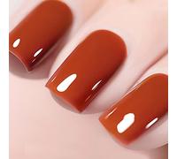 Vishine 15ml Vernis Gels Semi-permanent Soak-off UV LED Gel Polish Vernis à ongles Gel Manucure Nail Art DIY Salon Couleur Automne Citrouille #927