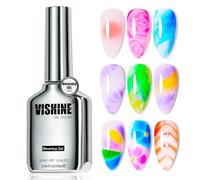 Vishine 16ml Vernis à Ongles Semi-permanent Blooming Gel, Bloomin GEL Vernis Gel Soak Off UV LED pour Nail Art Manicure 006