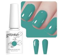Vishine 8ml Vernis à Ongles Gel Semi Permanent Couleur Vert d'eau, Vernis Semi Permanent Soak Off UV LED Gel Polish Nail Art Manucure Salon DIY L238