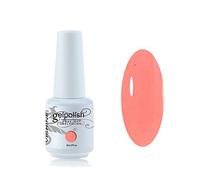 Vishine 8ml Vernis à Ongles Gel Semi Permanent UV LED aux 298 Couleurs Divers pour Nail Art Manucures Light Salmon #515
