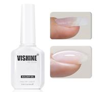 Vishine Gel de Construction UV-16ml Builder Gel 8 en 1 Milky White pour Extension d’Ongles et Modelage, Renforcement des Ongles Cassés Manucure Réparatrice UV/LED Nail Art Ongles - E050
