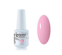 Vishine Vernis à ongles 8ml Semi-permanent GelPolish Soak-off UV LED Manucure Vernis Gels Rose Clair #1408