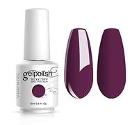 Vishine Vernis à ongles Manucure Semi-permanent Soak Off UV LED Gel Polish Nail Art Violet foncé (1024)