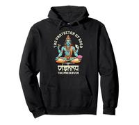 Vishnu Dieu Hindou Vishnu Le Conservateur Le Protecteur du Bien Sweat à Capuche