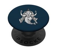 Vishnu en Tant Que Poisson Hindou Dieu Art Hindouisme PopSockets PopGrip Adhésif