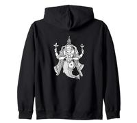 Vishnu en Tant Que Poisson Hindou Dieu Art Hindouisme Sweat à Capuche
