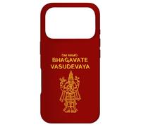 Vishnu, Narayana Om Namo Bhagvate Vasudevaya, Hindu God Puja Coque pour iPhone 17 Pro
