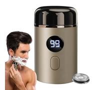 Vishopee Mini rasoir - Rasoir à barbe portable étanche, outil de toilettage rechargeable par USB | Dispositif de rasage sec et humide rechargeable, système de coupe de précision pour les voyages à dom
