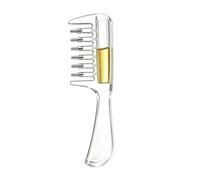 Visible Massage Dispenser, Scalp Oil Applicator, Hair Comb Rollin | Scalp Nourishing Tool, Dispenser with Ergonomic Grip Design, Comb for Travel Home Yoga